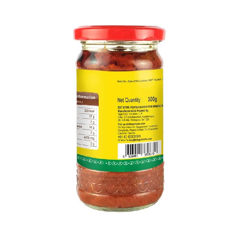 Swetha Telugu Foods Cut Mango Pickle, 300 g-2.webp